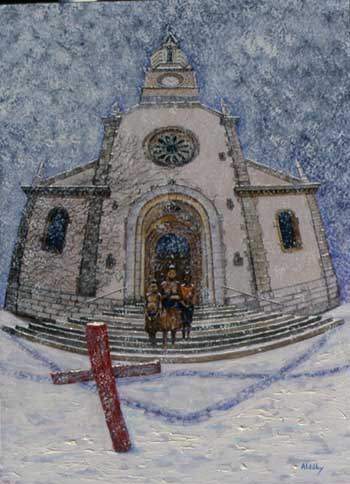 St Laurent Church. - Aldéhy