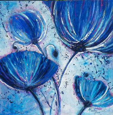 Coquelicots bleus - Aldéhy