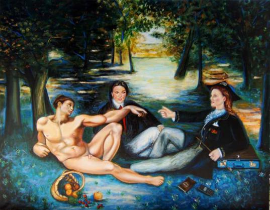 Le déjeuné sur l'herbe. - Aldéhy