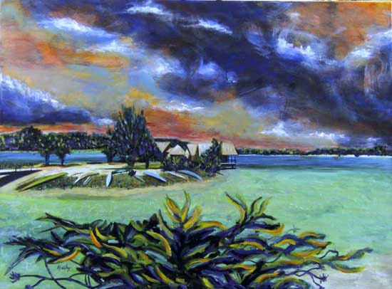 Ile du Pacifque Sud. - Aldéhy