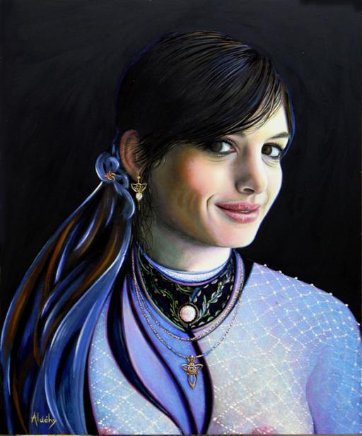 LA FLAMME BLEUE - Anne Hathaway. - Aldéhy