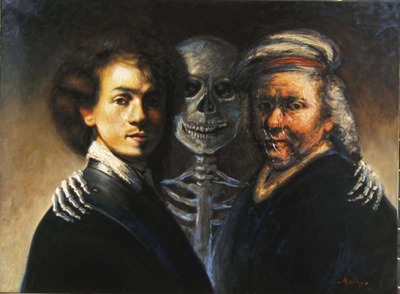 Trois portraits de Rembrandt. - Aldéhy - Cliquer pour afficher en grand