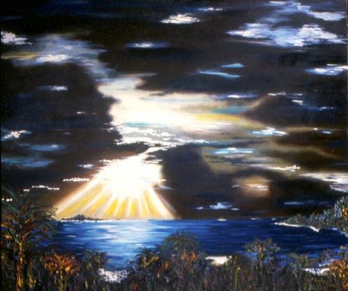 Sun set to Espiritu Santo. - Aldéhy