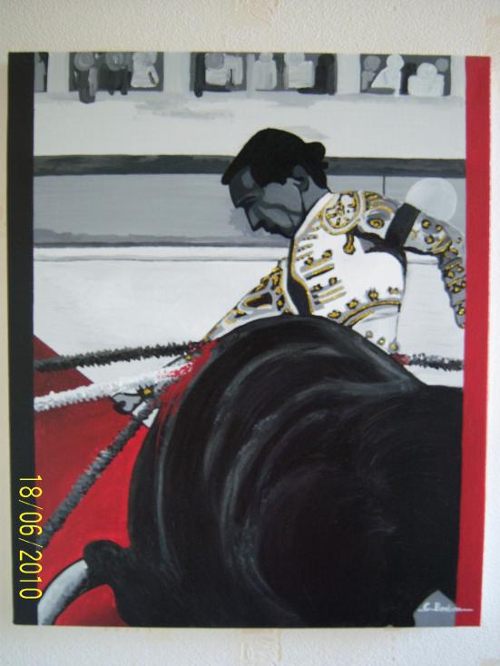 corrida noir et blanc - Christophe Bodin
