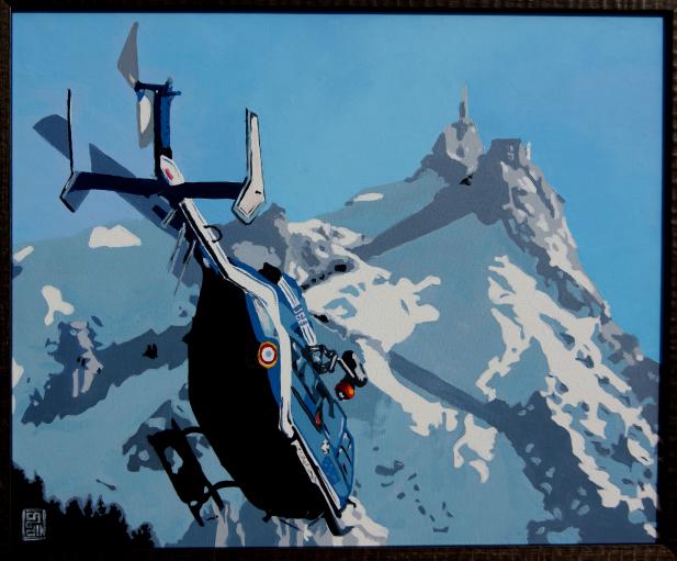 Hélicoptère de montagne - Christophe Bodin - Click to enlarge