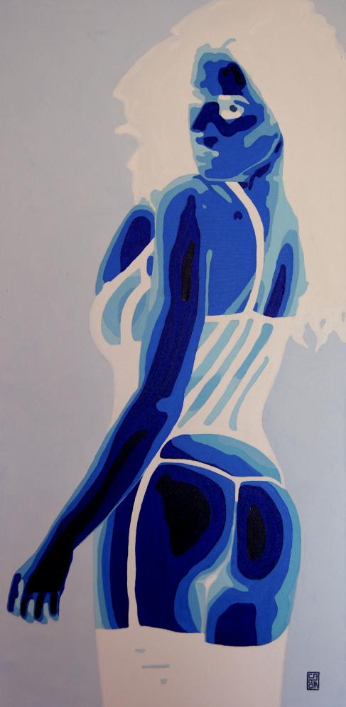 nu bleu 2 - Christophe Bodin
