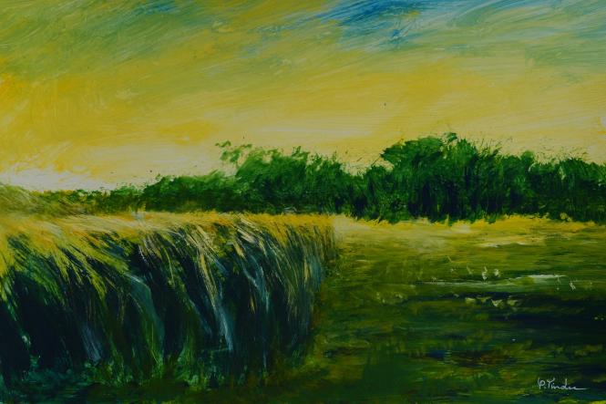 Evening landscape - Pracha Yindee - Cliquer pour afficher en grand