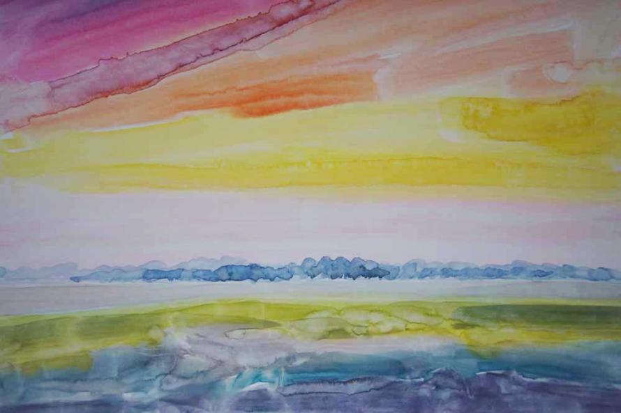 Afternoon landscape - Pracha Yindee - Click to enlarge
