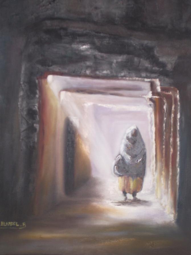 ruelle marocaine - Rabia ELafdel - Cliquer pour afficher en grand