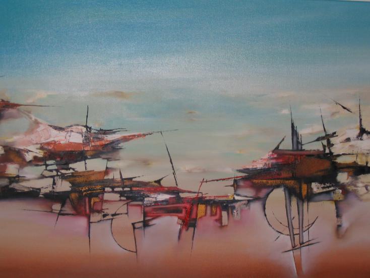 One Blue Sky And Lost Empire - Olga Dmytrenko - Click to enlarge