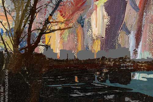 Sunset behind the grey blocks - Nicu Ilie