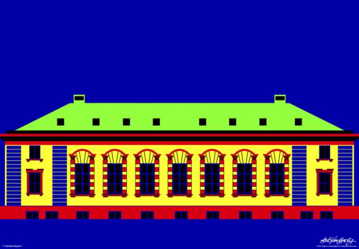 1 Cathedral Sqare  - print on demand - Asbjorn Lonvig - Click to enlarge