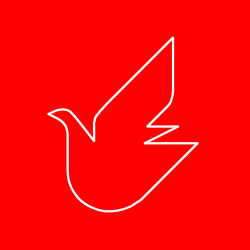 Dove of Peace - line - Asbjorn Lonvig