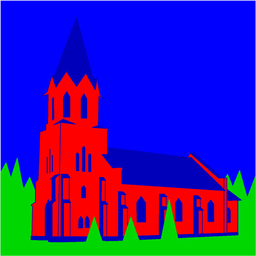 The Church in Grejs - Asbjorn Lonvig