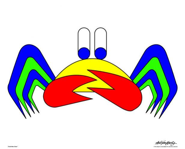 Crab-Mac-Claw - print on demand - Asbjorn Lonvig - Click to enlarge