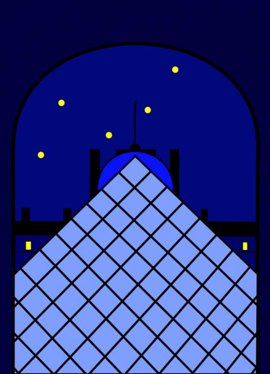 The Louvre Pyramid - Asbjorn Lonvig