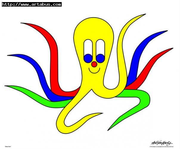 Octo-Pus - print on demand - Asbjorn Lonvig - Click to enlarge