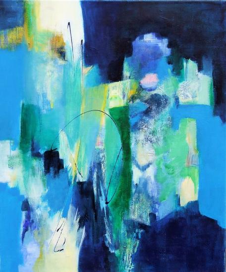 bleu/vert - Monique Lavalette