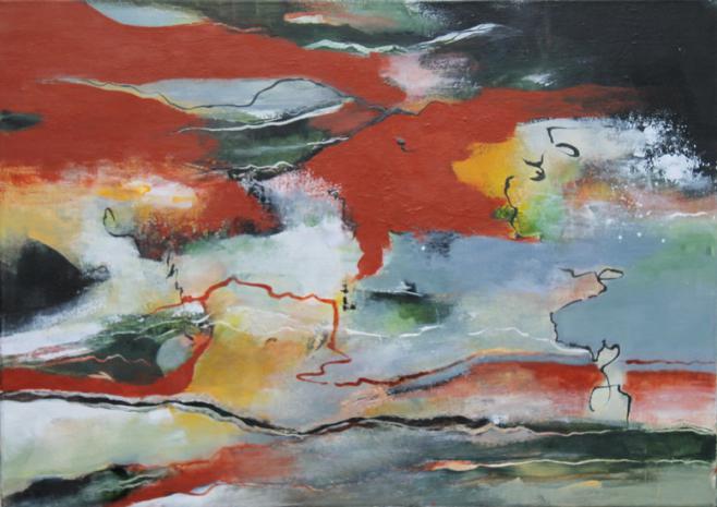 abstraction n° 5 - Monique Lavalette - Click to enlarge