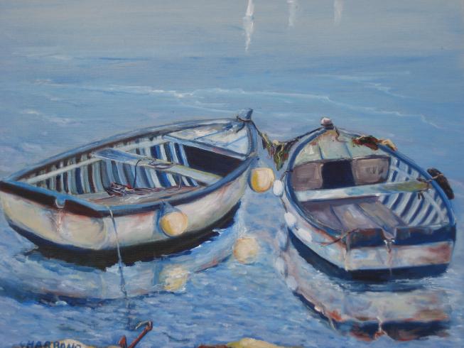 LES VIEILLES BARQUES - Claude Charbono - Click to enlarge