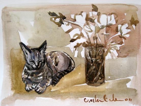 Leto et ses fleurs - Cristina Centenaro