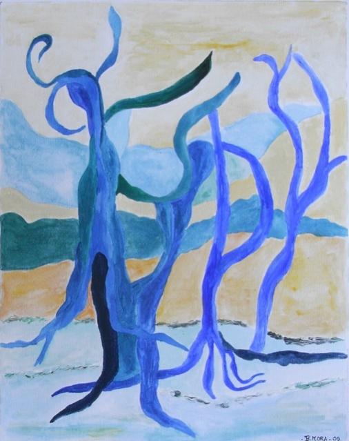 Blues des arbres - Bernadette Mora