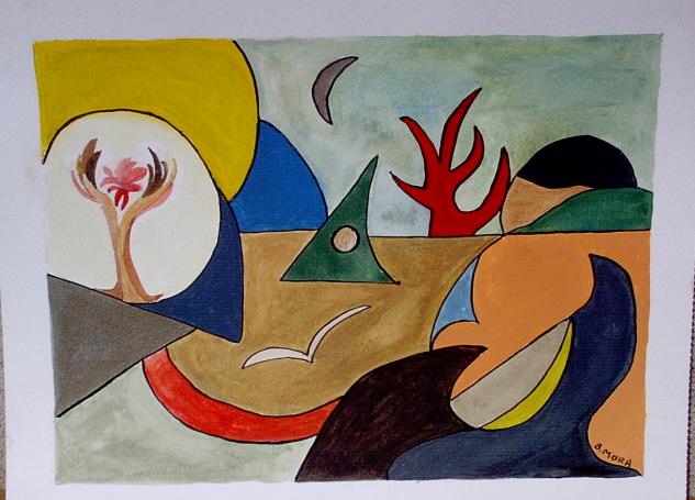 Paysage fantasque - Bernadette Mora - Click to enlarge