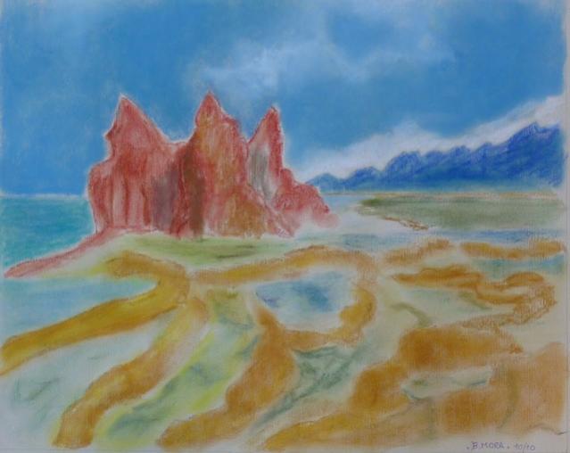 Rochers rouges - Bernadette Mora - Click to enlarge