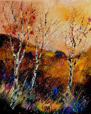 Peupliers en Automne - Pol Ledent