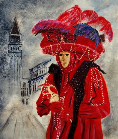 masque vénitien - Pol Ledent