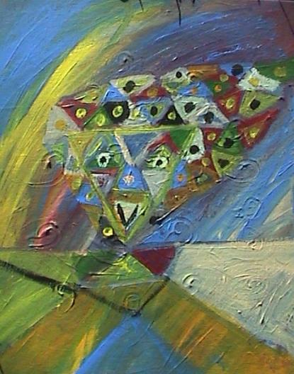 Les bigoudis en triangle - Rose Kurler