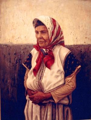 vieille femme - Hassan Alaoui