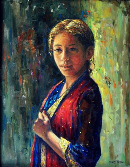 rouge et bleu - Hassan Alaoui