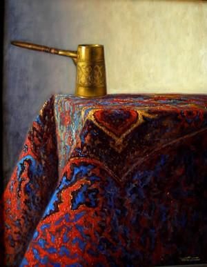 nature morte tapis - Hassan Alaoui