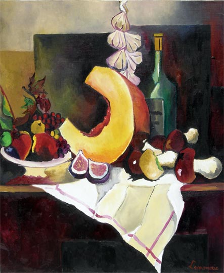 458 - Nature morteaux figues - Bernard Lamonerie