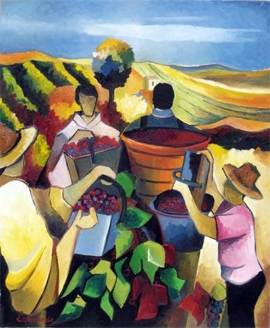 461 - Vendanges à Saint Emilion - Bernard Lamonerie