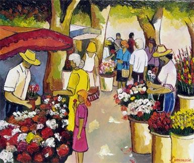 464 - Marché aux fleurs - Bernard Lamonerie