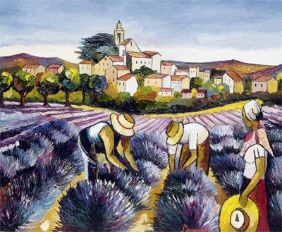 473 - Le village aux lavandes - Bernard Lamonerie