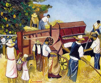 474 - La batteuse - Bernard Lamonerie