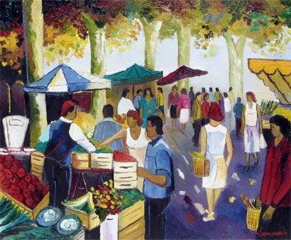 475 - Le marché d'automne - Bernard Lamonerie