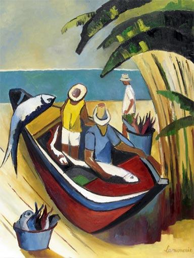 482 - Pêcheurs - Antilles - Bernard Lamonerie