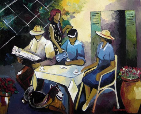 491 - Sous le tonnelle - Bernard Lamonerie
