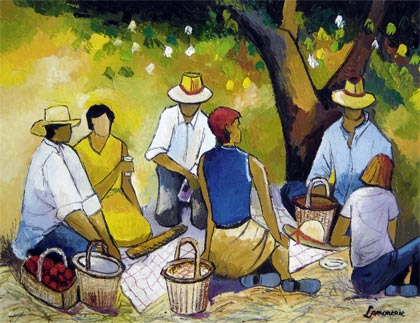 508 - Déjeuner sur l'herbe - Bernard Lamonerie