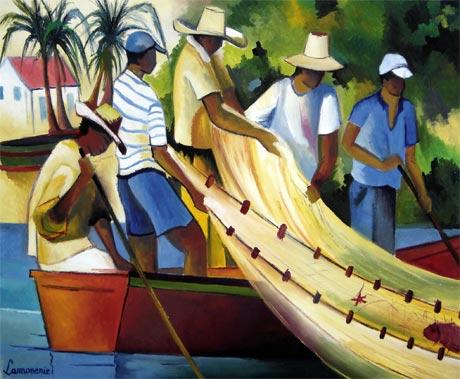 511 - Pêcheurs aux Antilles - Bernard Lamonerie