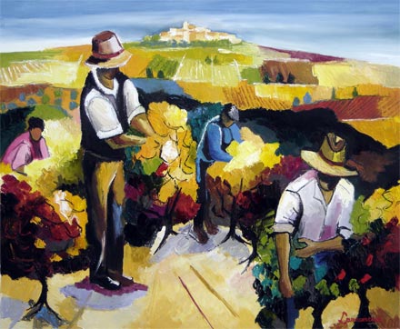 513 - Vendanges du Lubéron - Bernard Lamonerie