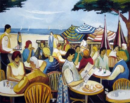 524 - La terrasse du front de mer - Bernard Lamonerie