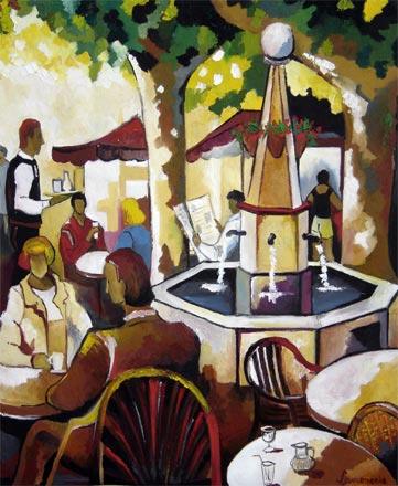 539 - La fontaine de la place - Bernard Lamonerie