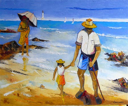 605 - La plage du Platin - Bernard Lamonerie
