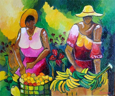 616 - Vendeuses antillaises - Bernard Lamonerie