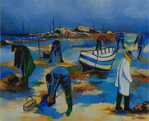 624 - la pêche à pied - Bernard Lamonerie